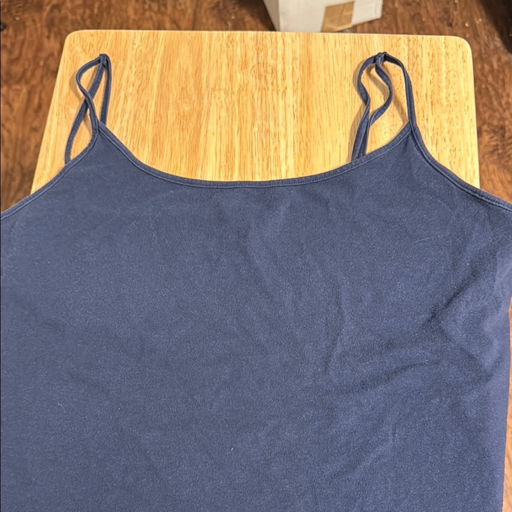 Navy Blue Women's Spaghetti Strap Top